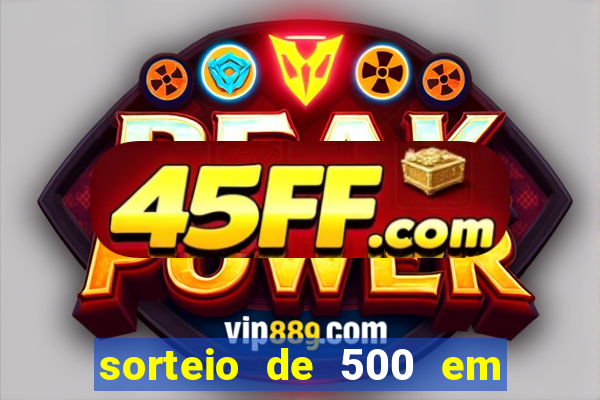 sorteio de 500 em cash toda segunda feira novibet